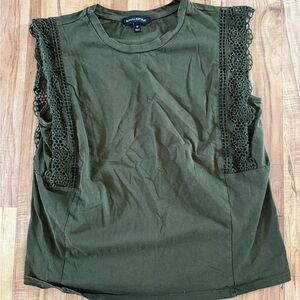 Army green blouse - banana republic!